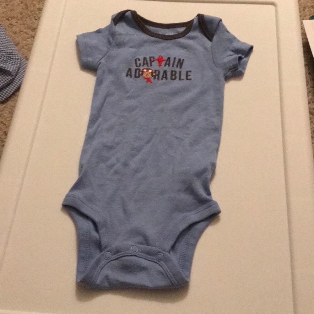 captain adorable onesie